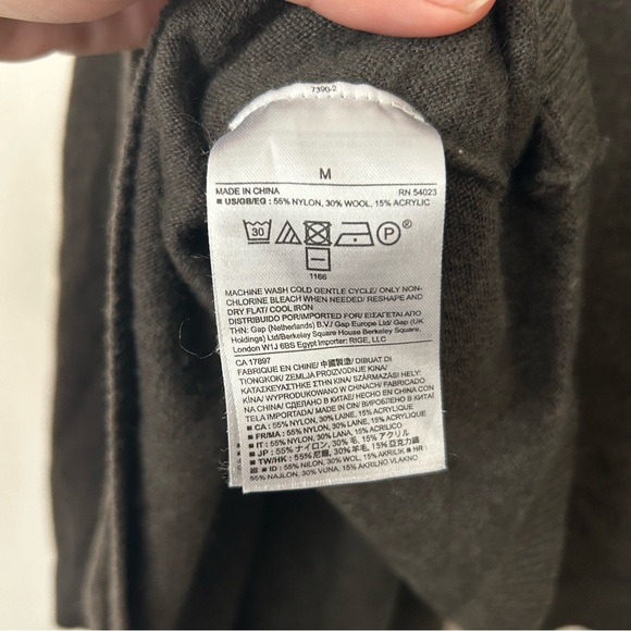 NWOT Banana Republic Wool Blend Waterfall Cardigan size M - Picture 4 of 4